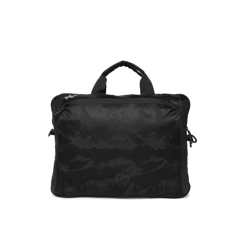 Wildcraft Unisex Black Icon Solid Messenger Bag