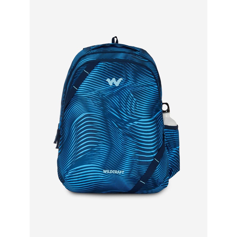 Wildcraft Unisex Blue Graphic Backpack