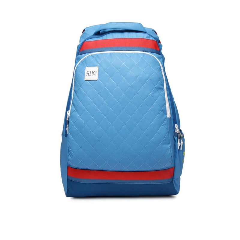 Wildcraft Unisex Blue & Red Colourblocked Backpack