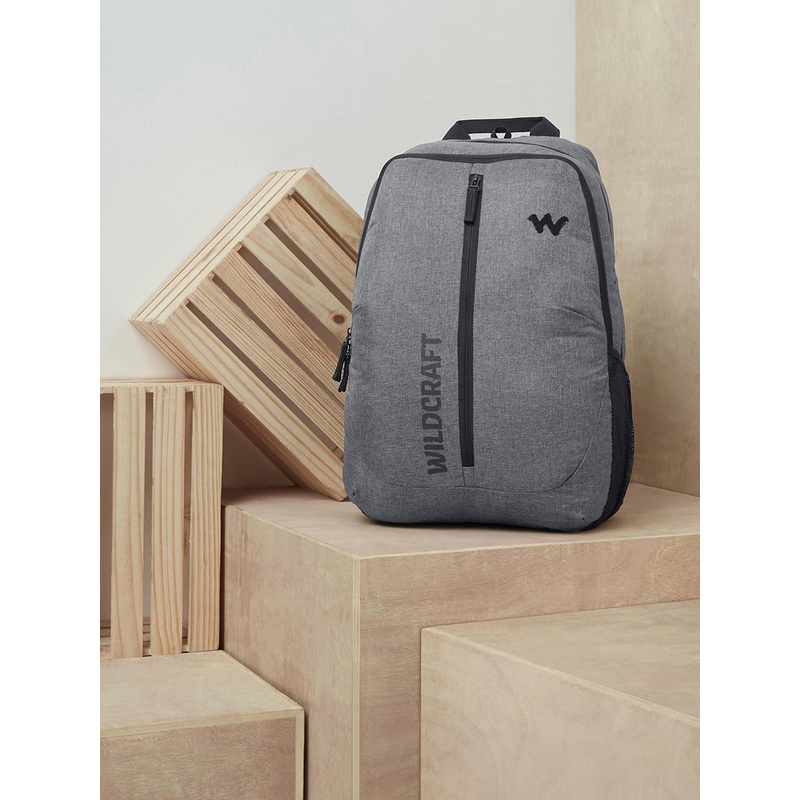 Wildcraft Unisex Grey Majestic_Mel Brand Logo Backpack