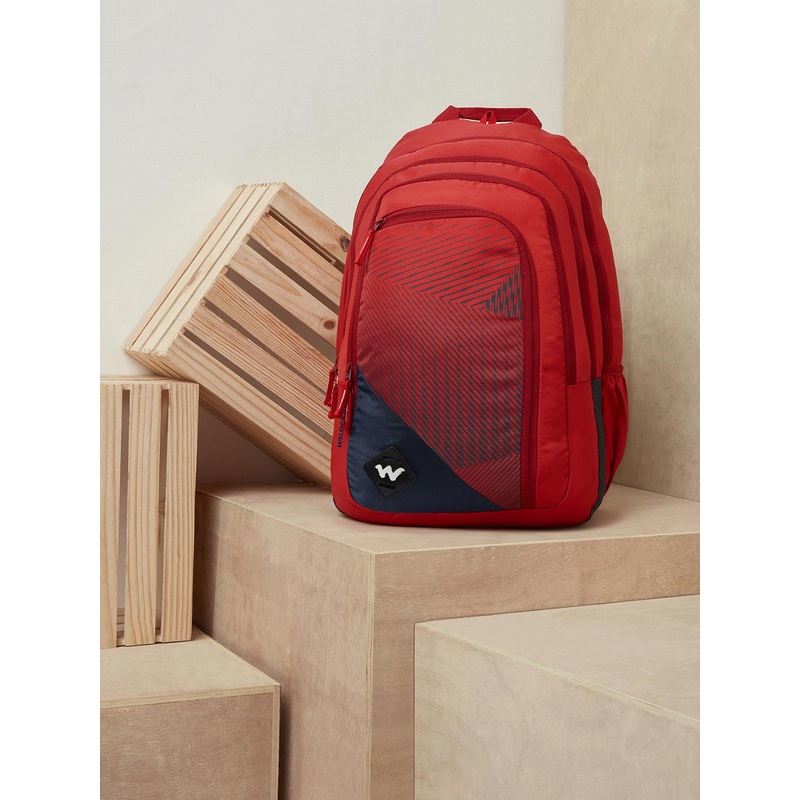 Wildcraft Unisex Red Colossal Graphic Backpack