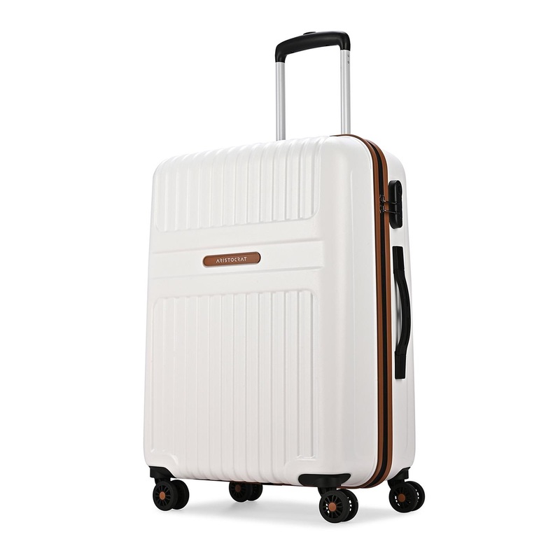 Aristocrat Atlas Textured Hard-Sided Medium Trolley Bag