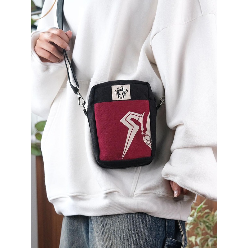 COMICSENSE Bleach Anime Hollow Printed Pocket Organiser Shoulder Bag