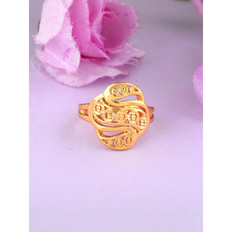 Micron Goldplated Heavy Traditional Wedding finger ring