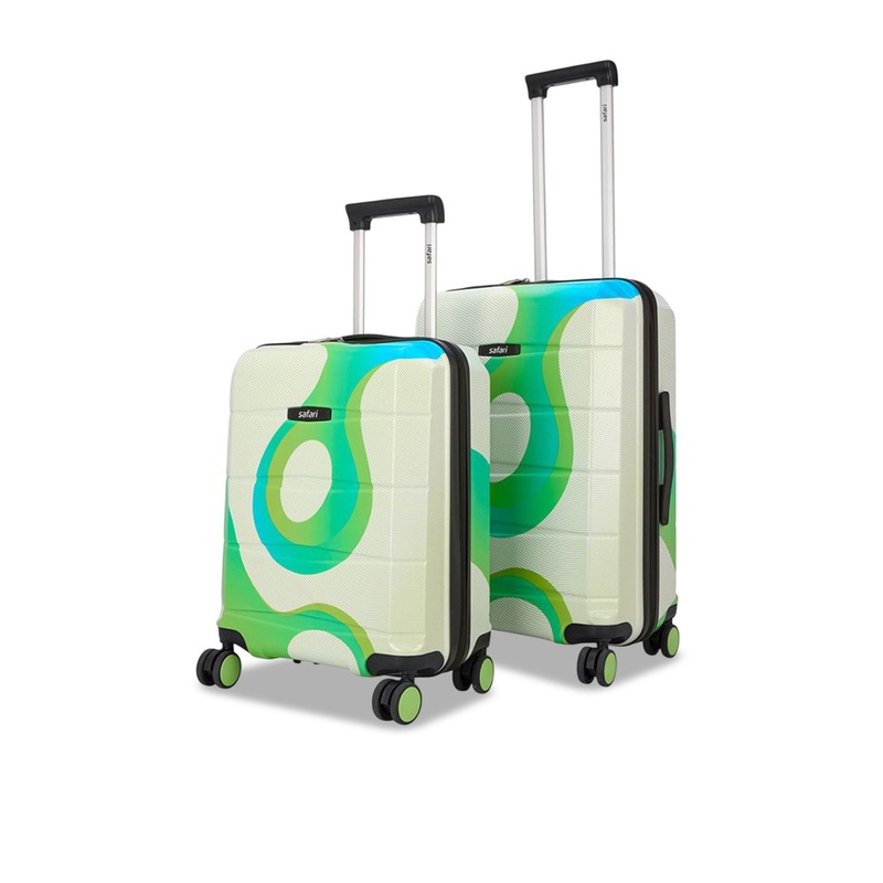 Safari Tiffany Pro Set Of 2 Printed Hard-Sided Trolley Bag