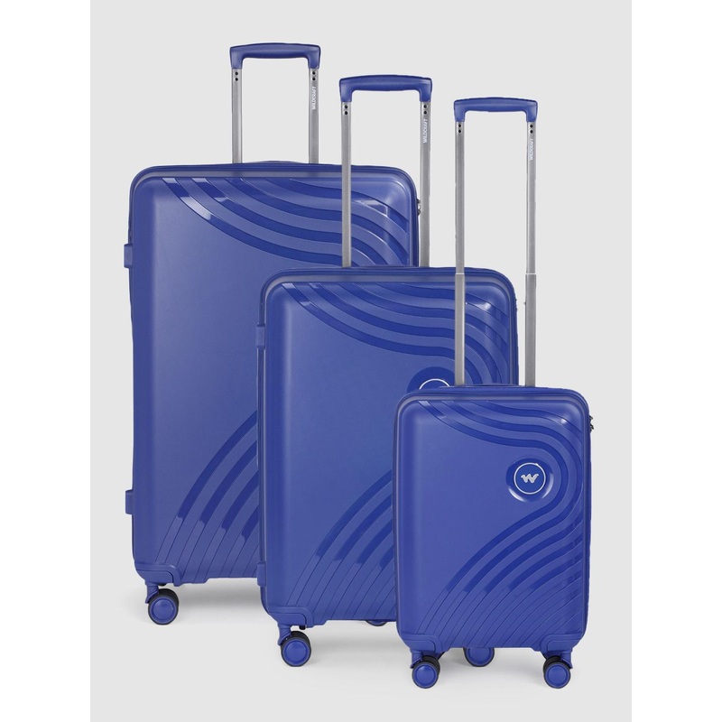 Wildcraft Onyx Set of 3 Trolley Suitcases – Cabin, Medium & Large