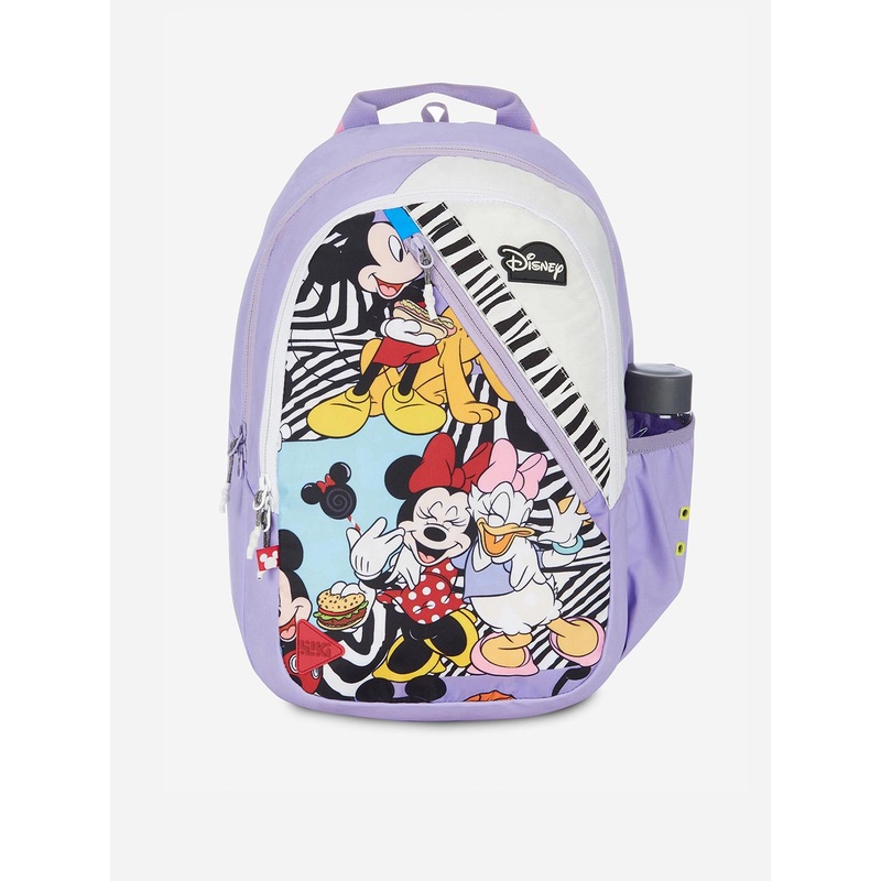 Wildcraft  Purple & Black Brand Logo Printed Girl Squad 1-MickeyA Backpack