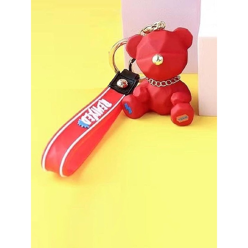 AUGEN Geometrical Teddy Bear Key Chain