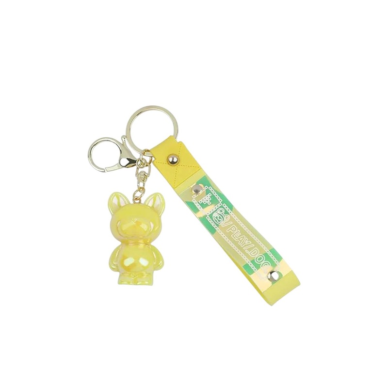 AUGEN Holographic Teddy Bear Charm Key Chain