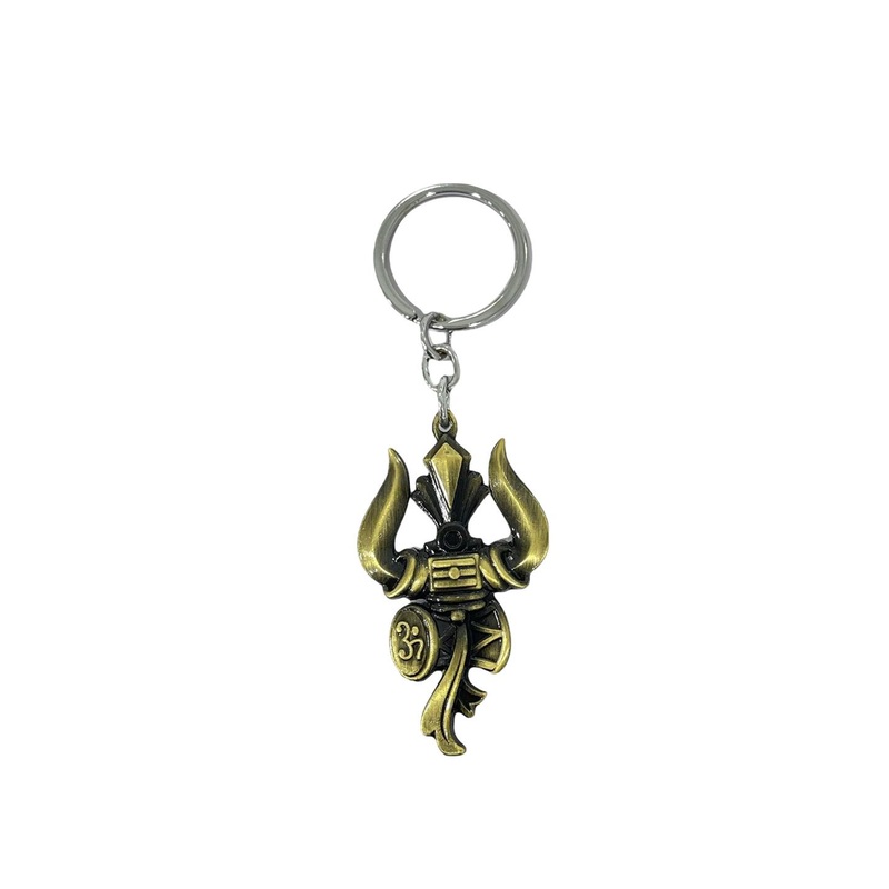 AUGEN OmTrishul Stainless Steel Key Chain
