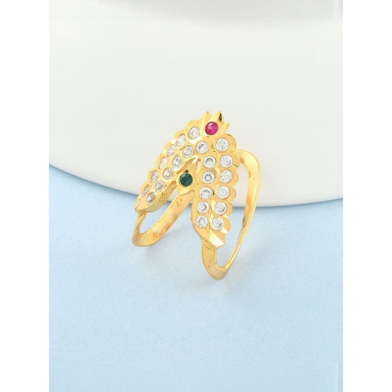 Brass Goldplated Fashion Finger ring