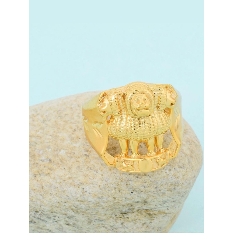 Brass Micron 1 gram gold Men Fashion Jewellery Finger ring