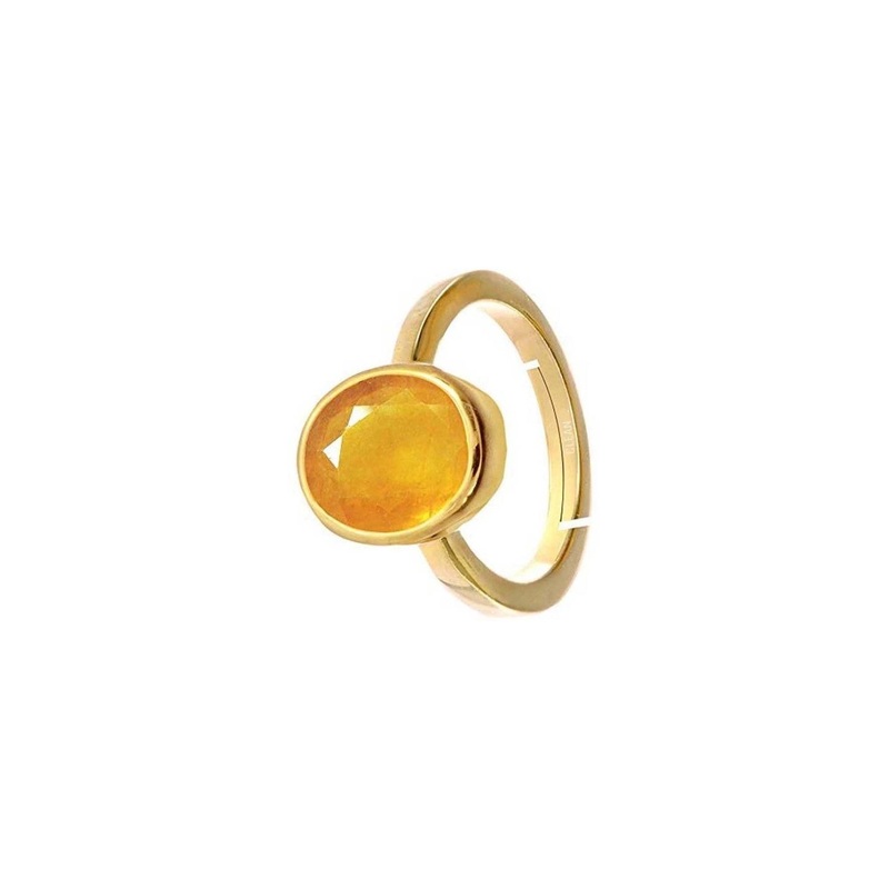 RAVIOUR LIFESTYLE Copper-Plated & Yellow Alloy Pearls Finger Ring