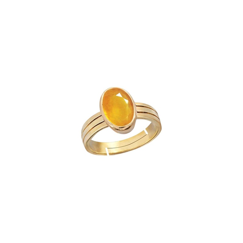 RAVIOUR LIFESTYLE Copper-Plated & Yellow Copper Pearls Finger Ring