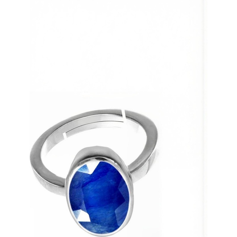 RAVIOUR LIFESTYLE Gold-Plated & Blue Brass Pearls Finger Ring