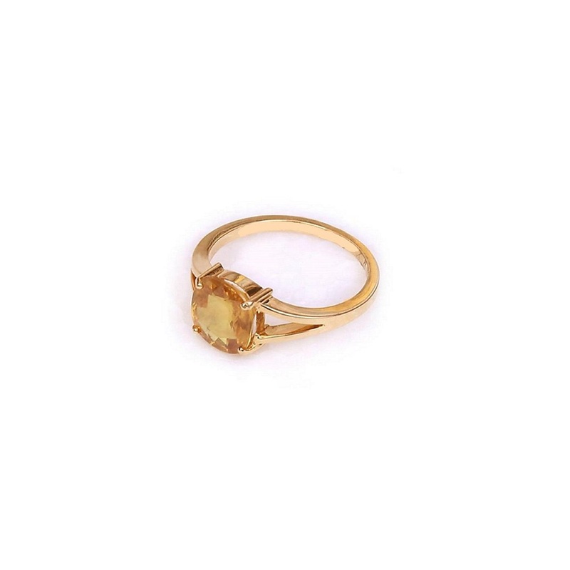 RAVIOUR LIFESTYLE Gold-Plated & Yellow Alloy Pearls Finger Ring