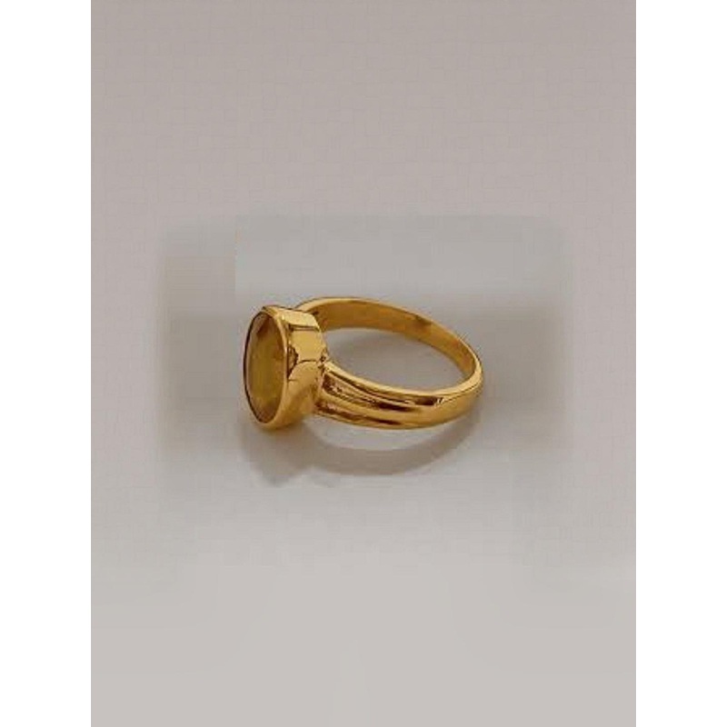 RAVIOUR LIFESTYLE Gold-Plated & Yellow Copper Pearls Finger Ring