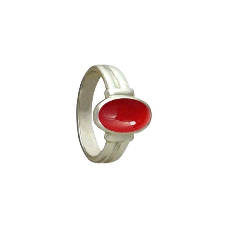 RAVIOUR LIFESTYLE  Red Alloy Pearls Finger Ring