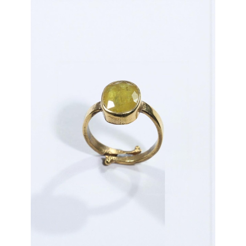 RAVIOUR LIFESTYLE Unisex Gold-Plated & Gold Copper Pearls Finger Ring