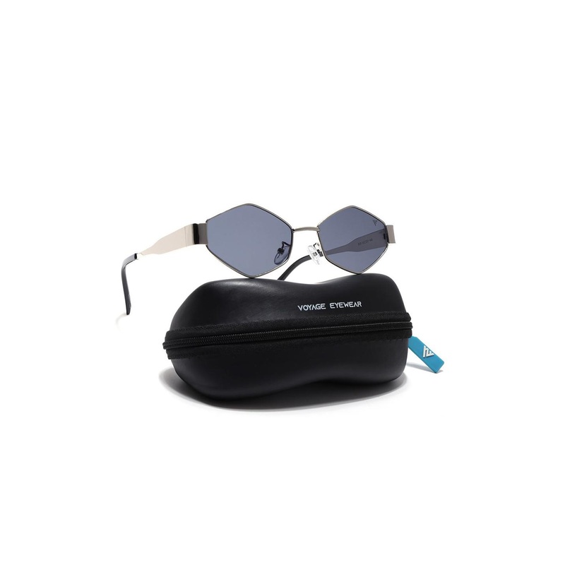 Voyage Unisex Hexagon Sunglasses with UV Protected Lens 839MG7391