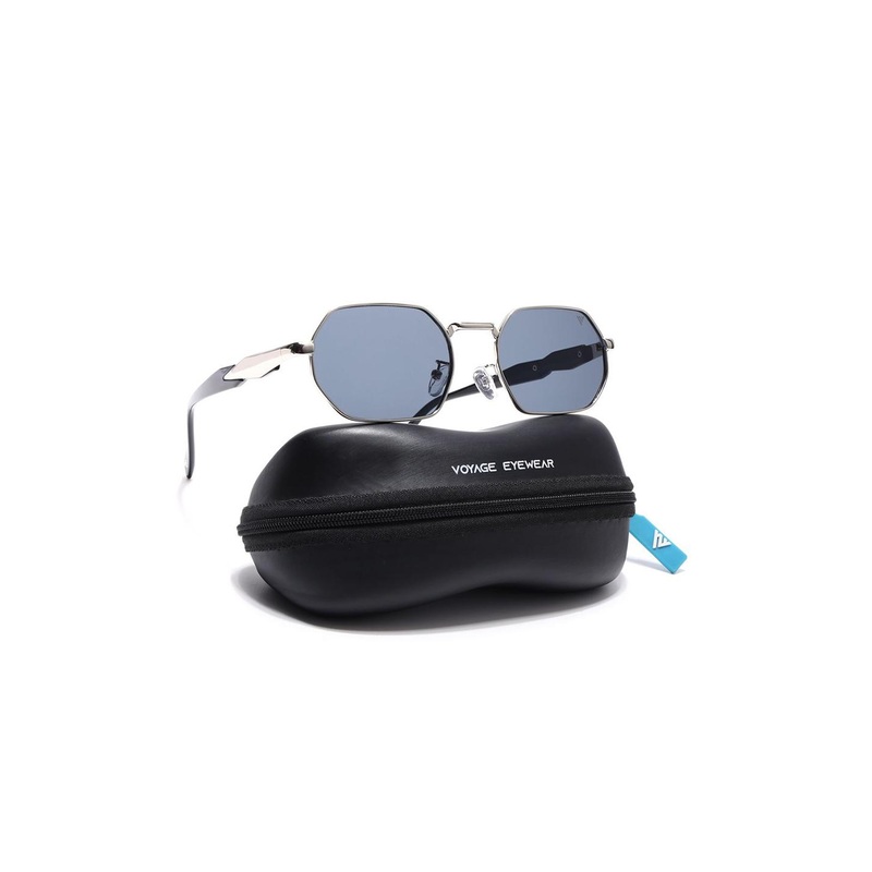 Voyage Unisex Rectangle Sunglasses with UV Protected Lens 862MG7386