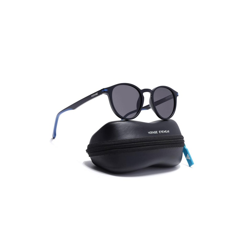 Voyage Unisex Round Sunglasses with Polarised and UV Protected Lens SV012PMG7405