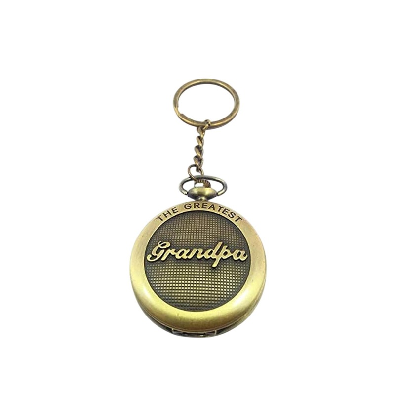 AUGEN Watch & Grandpa Textured Key Chain