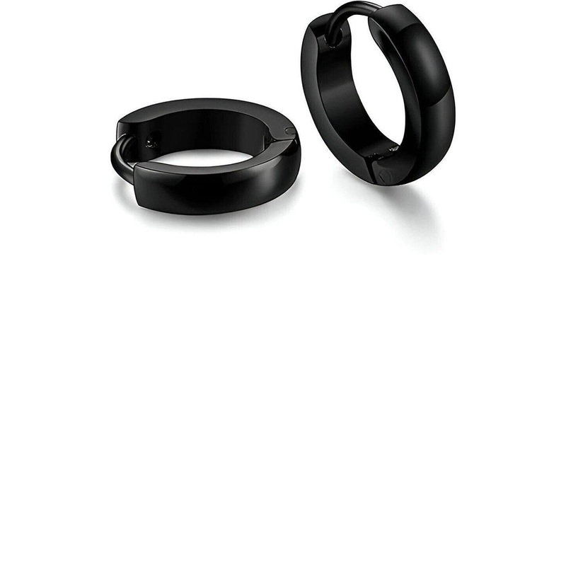 JaiShree Jewels Men Circular Shaped Hoop Earrings