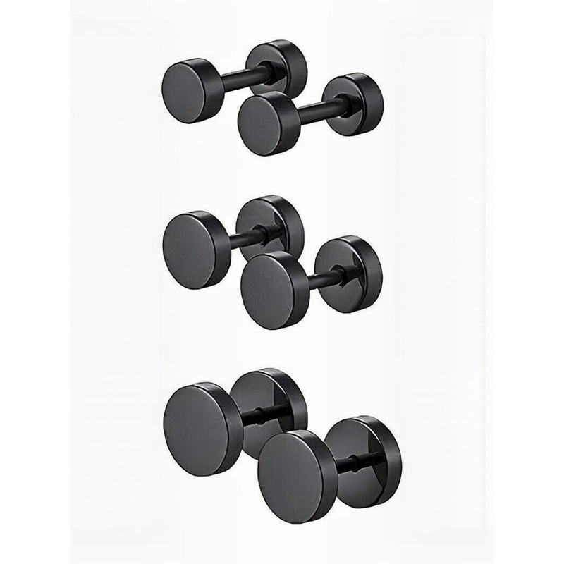 Kanha traders Men Set Of 2 Circular Shaped Studs