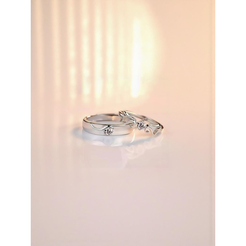 Teeragaj Set Of 2 Stone Studded Finger Ring