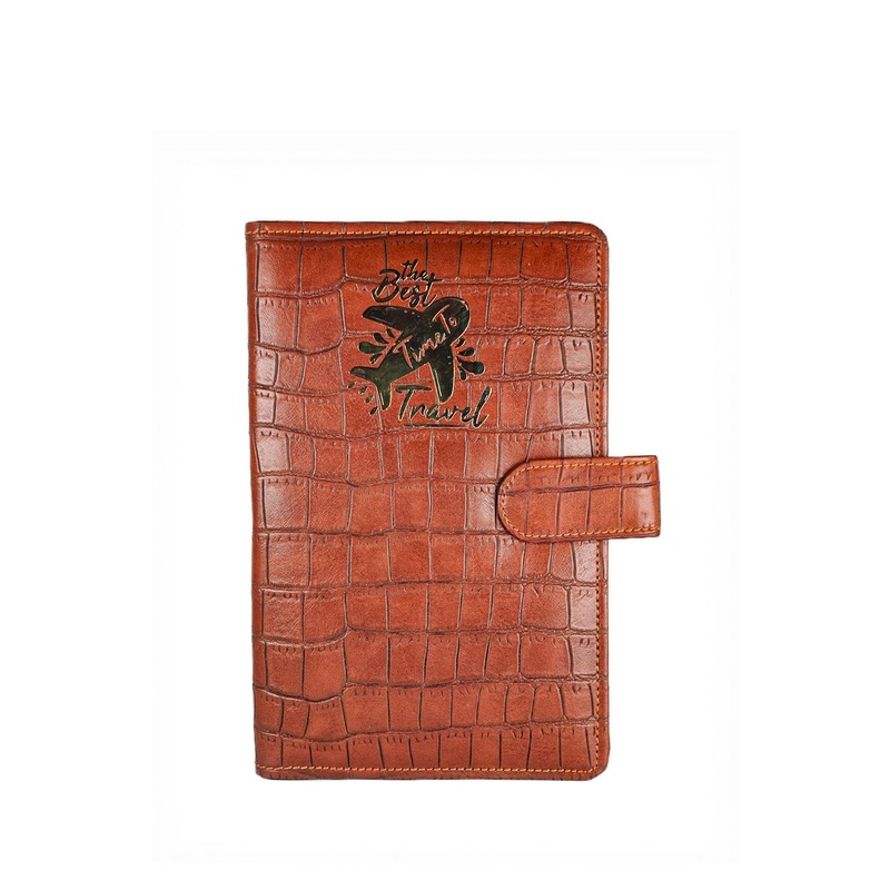 TPC Gifts Men Textured Wallet With Passport Holder