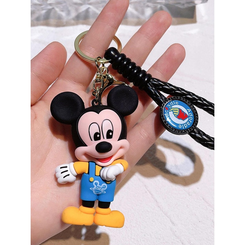 DEALSEVEN FASHION Micky Mouse Silicone Key Chain With Wide Belt
