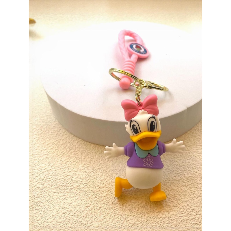 DEALSEVEN FASHION Unisex 3D Donald Duck Cartoon Key Chain