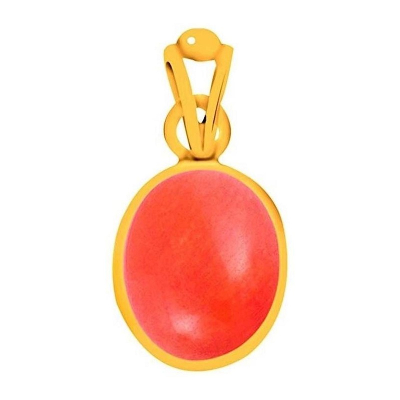 RAVIOUR LIFESTYLE Oval Coral Moong Pendants