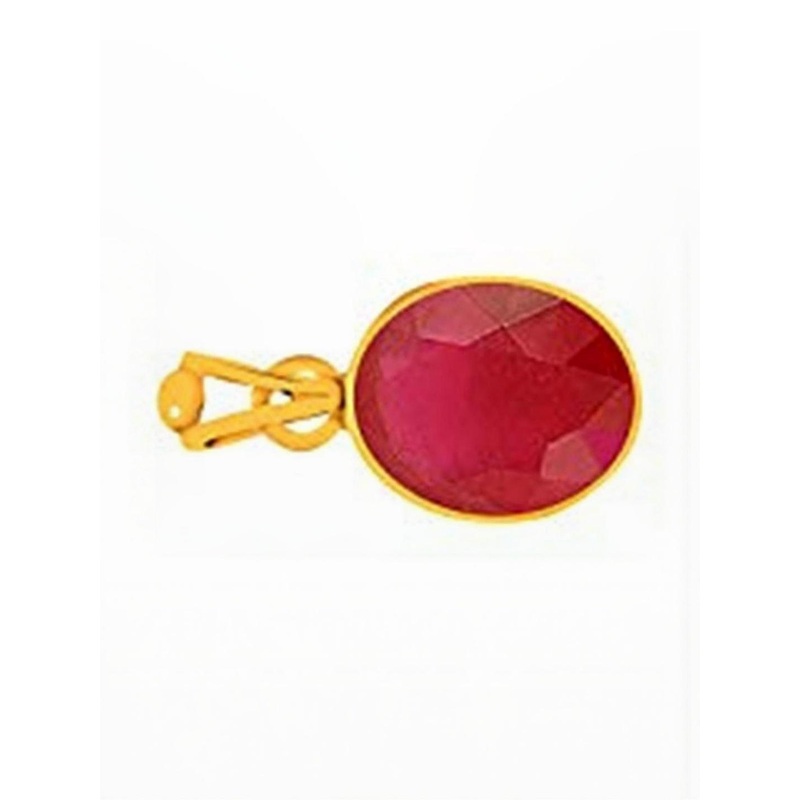 RAVIOUR LIFESTYLE Unisex Manak Gemstone Ruby Pendants