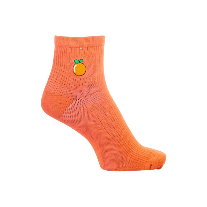 Soxytoes Unisex Patterned Clementine Quarter Length Bamboo Calf-Length Socks