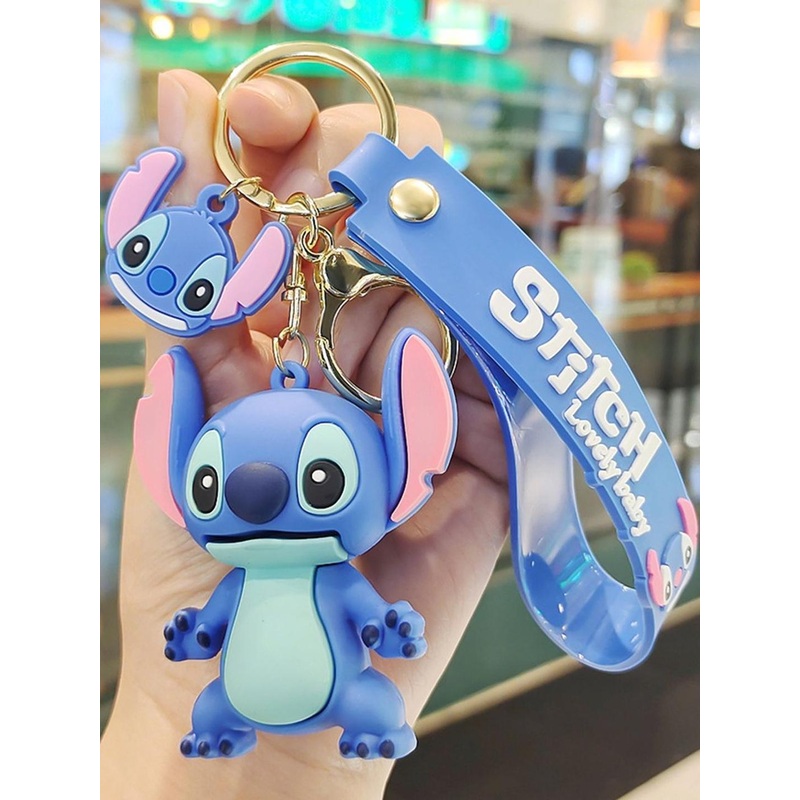 Spiaty Cute 3D lilo & stitch Cartoon Key Chain