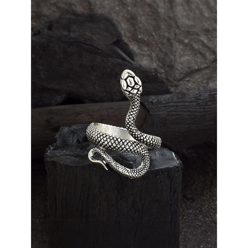 Teeragaj Snake Shaped Adjustable Finger Ring