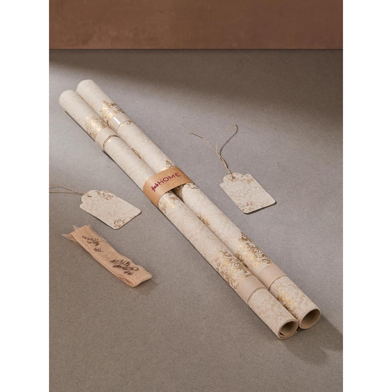 Fabindia Set Of 2 Self Design Paper Wrapping Sheets