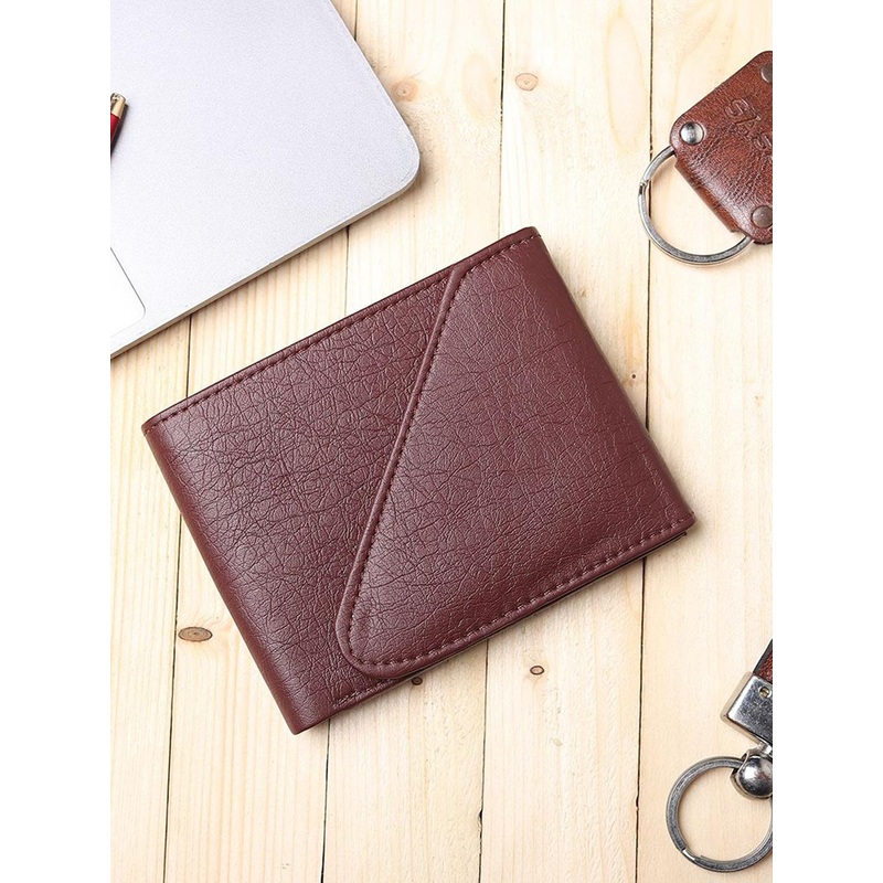 Metronaut Men Textured Two Fold Wallet