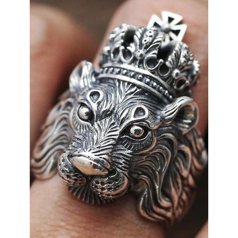 Teeragaj Lion Face Finger Ring