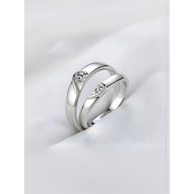 Teeragaj Set Of 2 Heart Shaped Ring