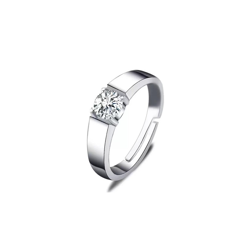 Teeragaj  Set Of 3 Hug Shaped & Stone Studded Adjustable Finger Ring