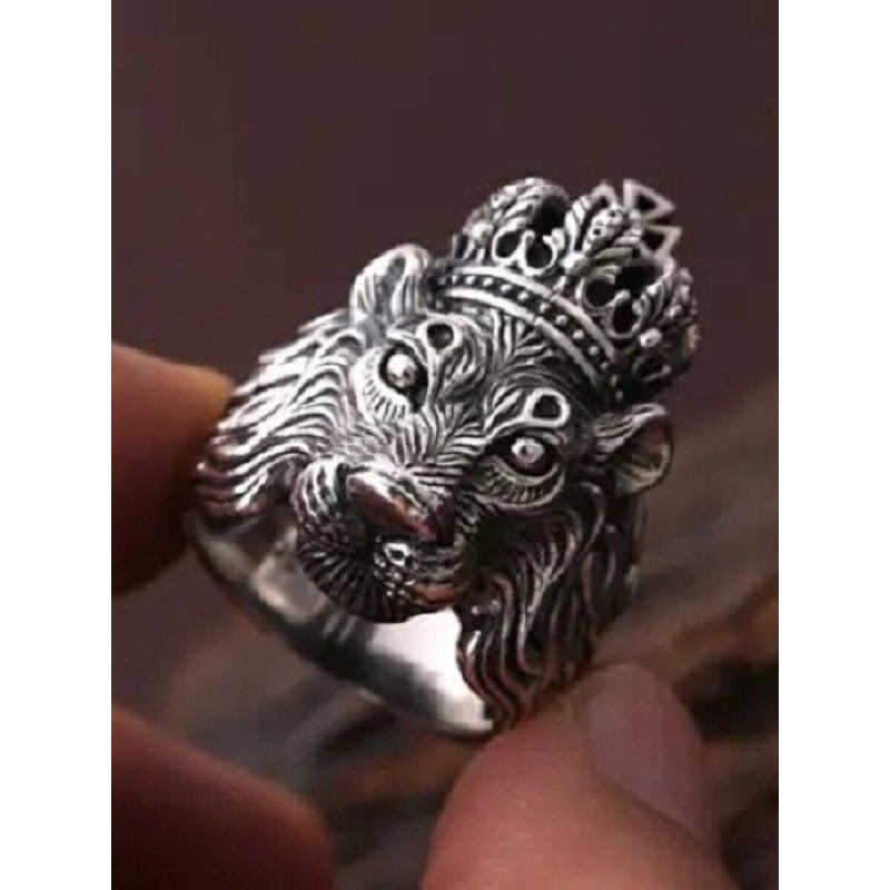 Teeragaj Stainless Steel Intricate Textured Detail Finger Ring