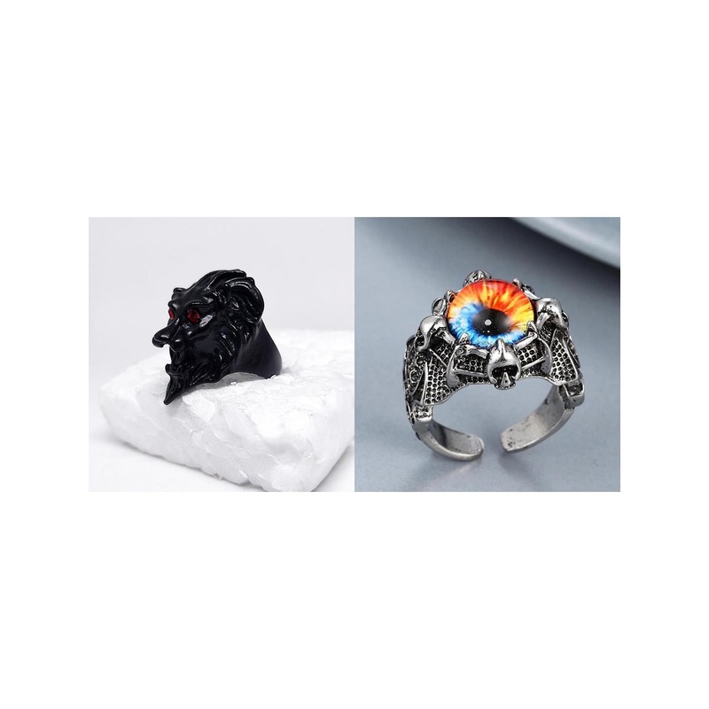 Teeragaj Unisex Set Of 2  Finger Ring