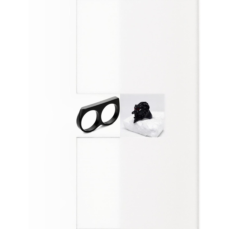 Teeragaj Unisex Set Of 2 Stainless Steel Adjustable Finger Rings