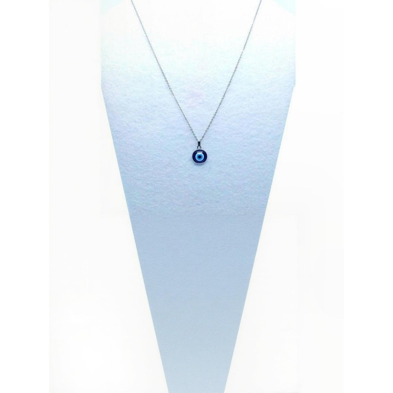 Teeragaj Unisex Stainless Steel Circular Pendant With Chain