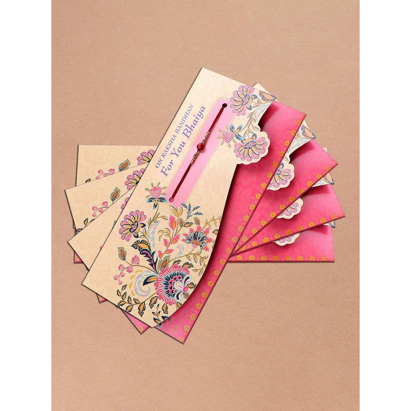 Archies Set Of 4 Rakhis With Mailer & Roli Chawal