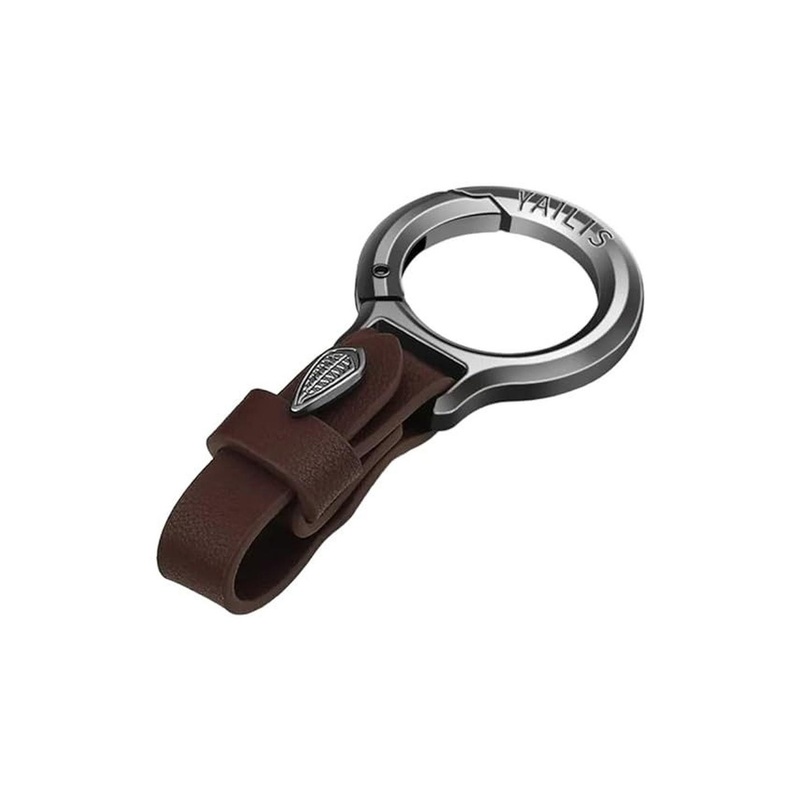 AUGEN Belt Loop Vegan Leather Leaf Key Chain