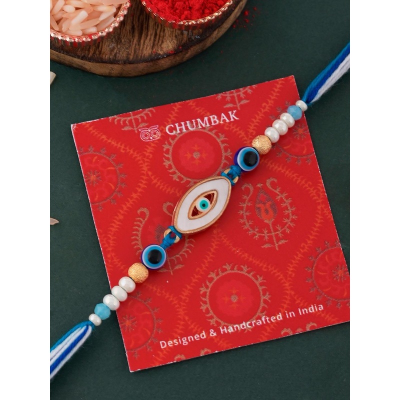 Chumbak Evil Eye Beaded Rakhi